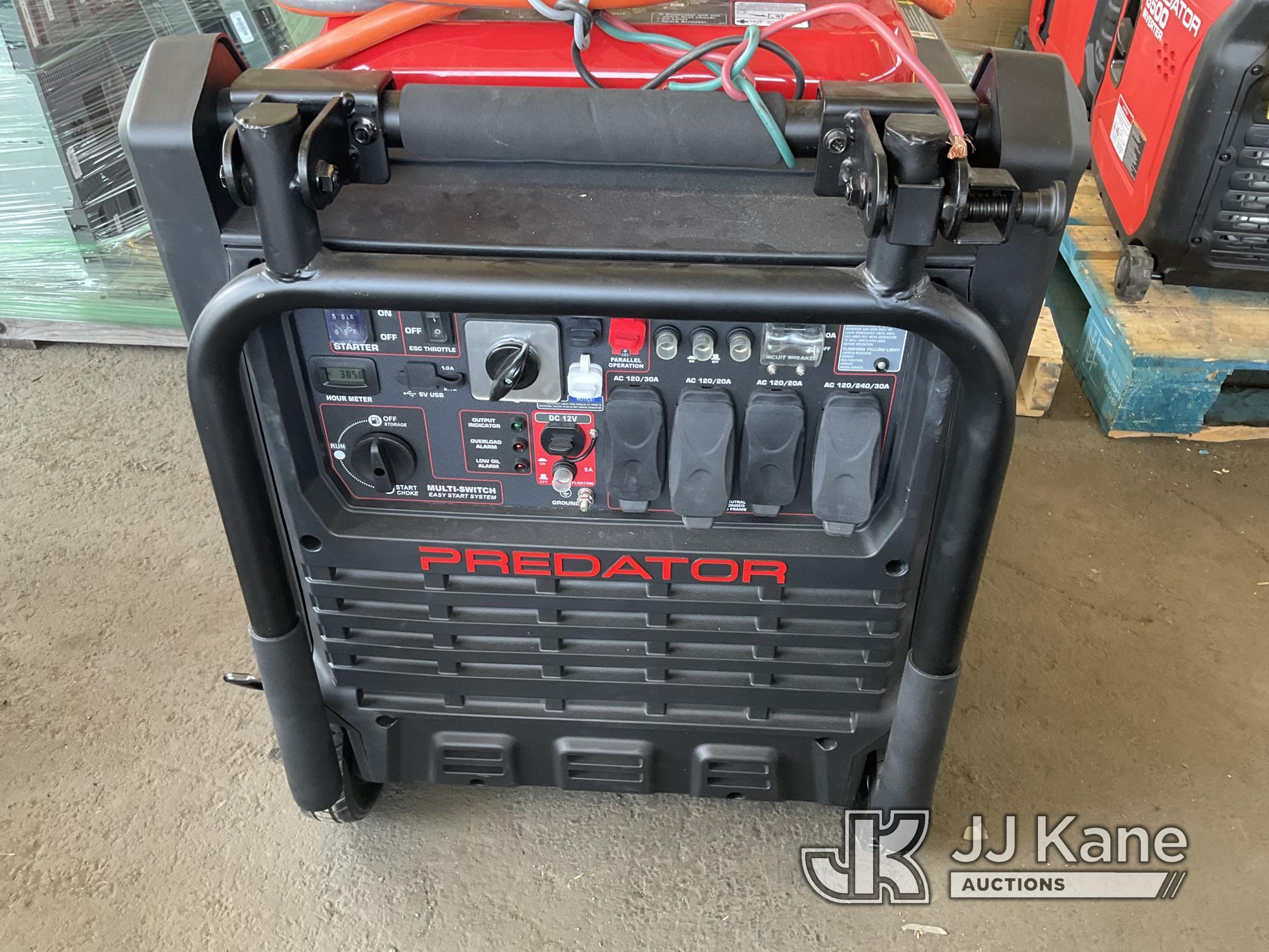 (Jurupa Valley, CA) Predator 9500 Generator (Used) NOTE: This unit is being sold AS IS/WHERE IS via