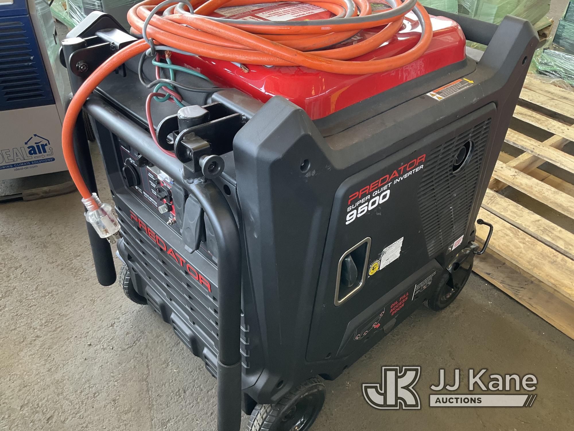 (Jurupa Valley, CA) Predator 9500 Generator (Used) NOTE: This unit is being sold AS IS/WHERE IS via