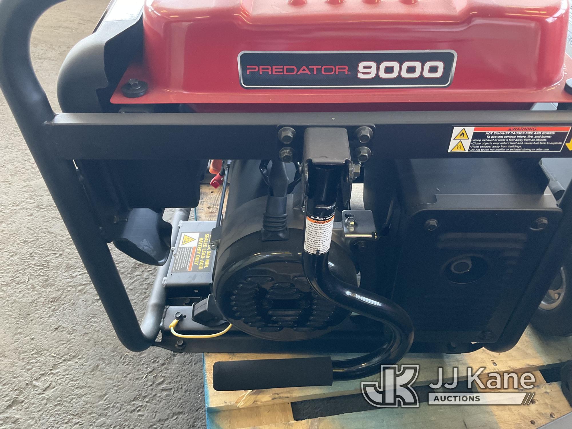 (Jurupa Valley, CA) 1 Predator 9000 Generator (Used) NOTE: This unit is being sold AS IS/WHERE IS vi