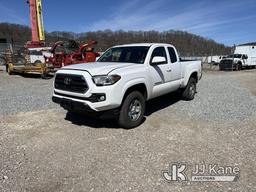 (Smock, PA) 2016 Toyota Tacoma 4x4 Extended-Cab Pickup Truck Runs & Moves, Jump To Start, Cracked Ra