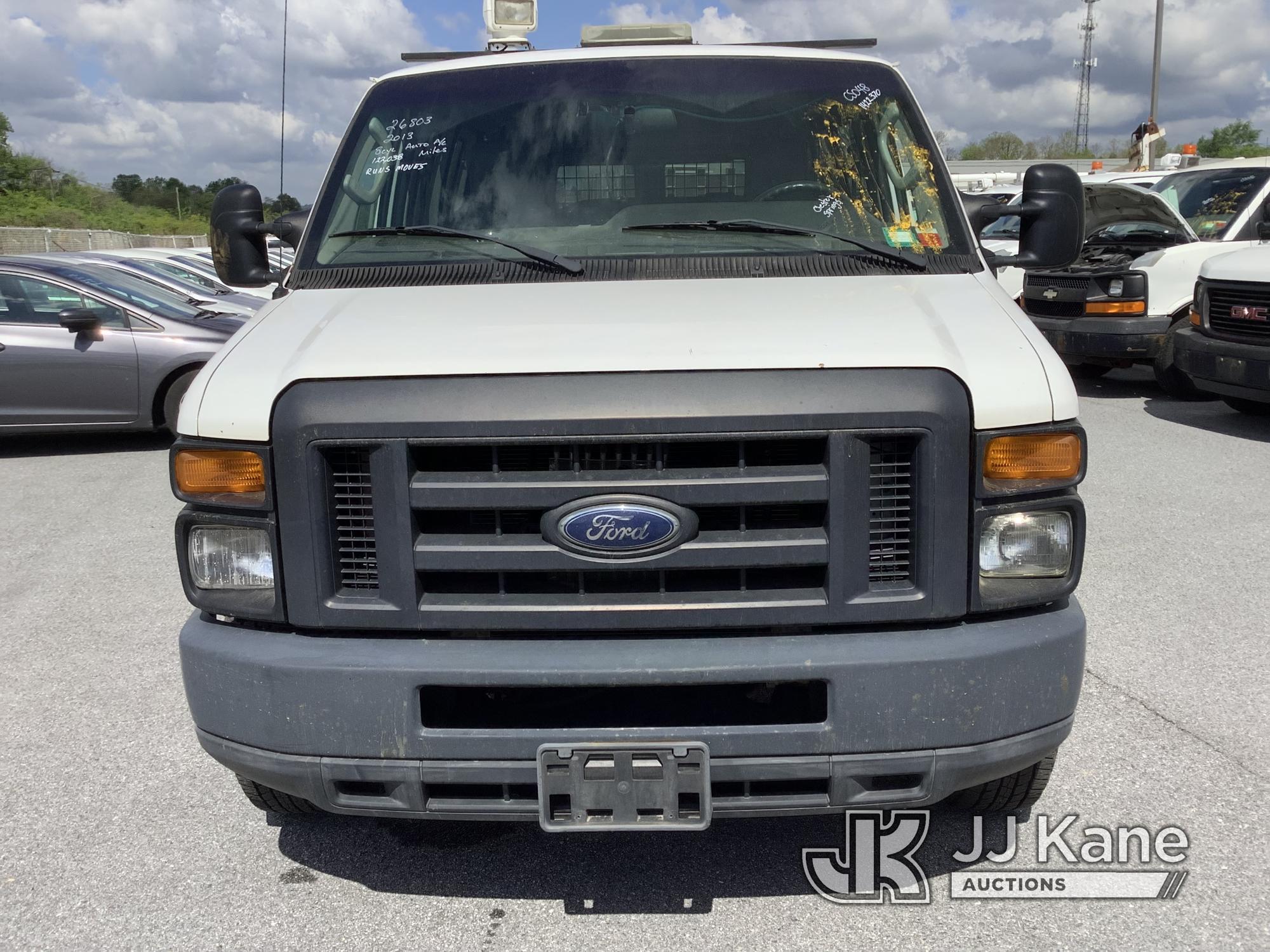 (Chester Springs, PA) 2013 Ford E350 Cargo Van Runs & Moves, Body & Rust Damage) (Inspection and Rem