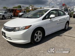 (Plymouth Meeting, PA) 2012 Honda Civic 4-Door Sedan CNG Only) (Runs & Moves, Body & Rust Damage