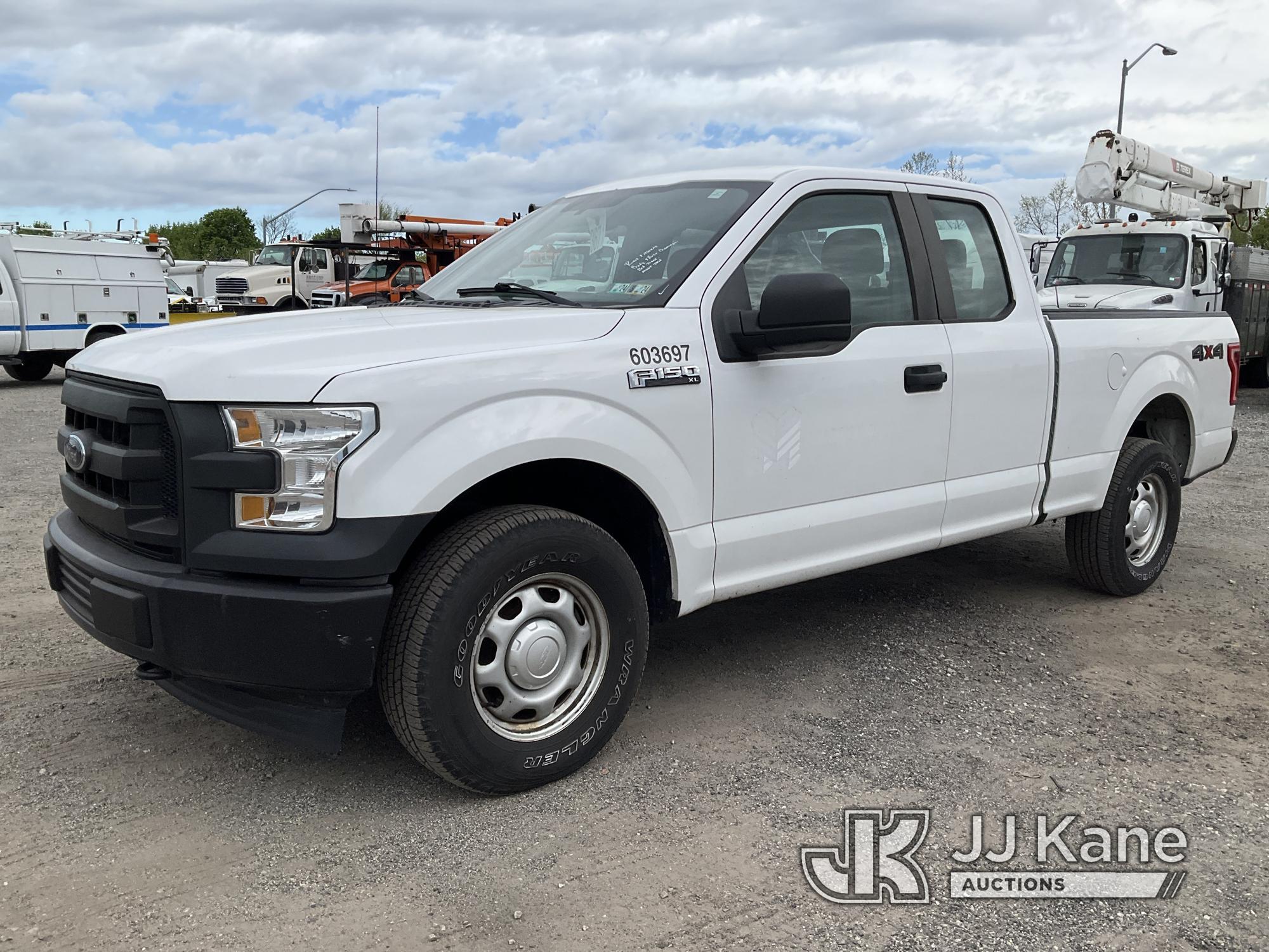 (Plymouth Meeting, PA) 2017 Ford F150 4x4 Extended-Cab Pickup Truck Runs & Moves, Bad Trans, Body &