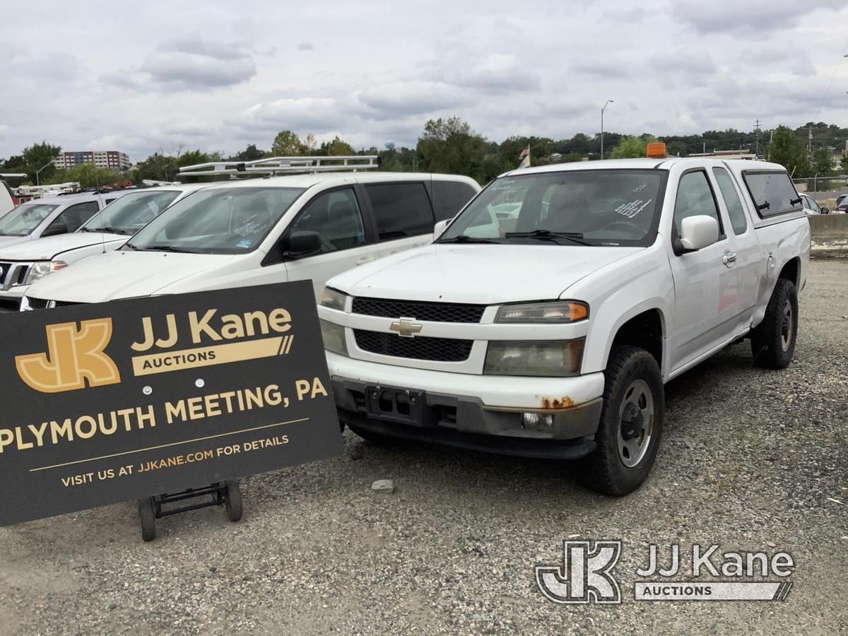 (Plymouth Meeting, PA) 2010 Chevrolet Colorado 4x4 Extended-Cab Pickup Truck No Key, Not Running, Co