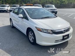 (Chester Springs, PA) 2012 Honda Civic 4-Door Sedan CNG Only) (Runs & Moves, Rust & Body Damage) (In