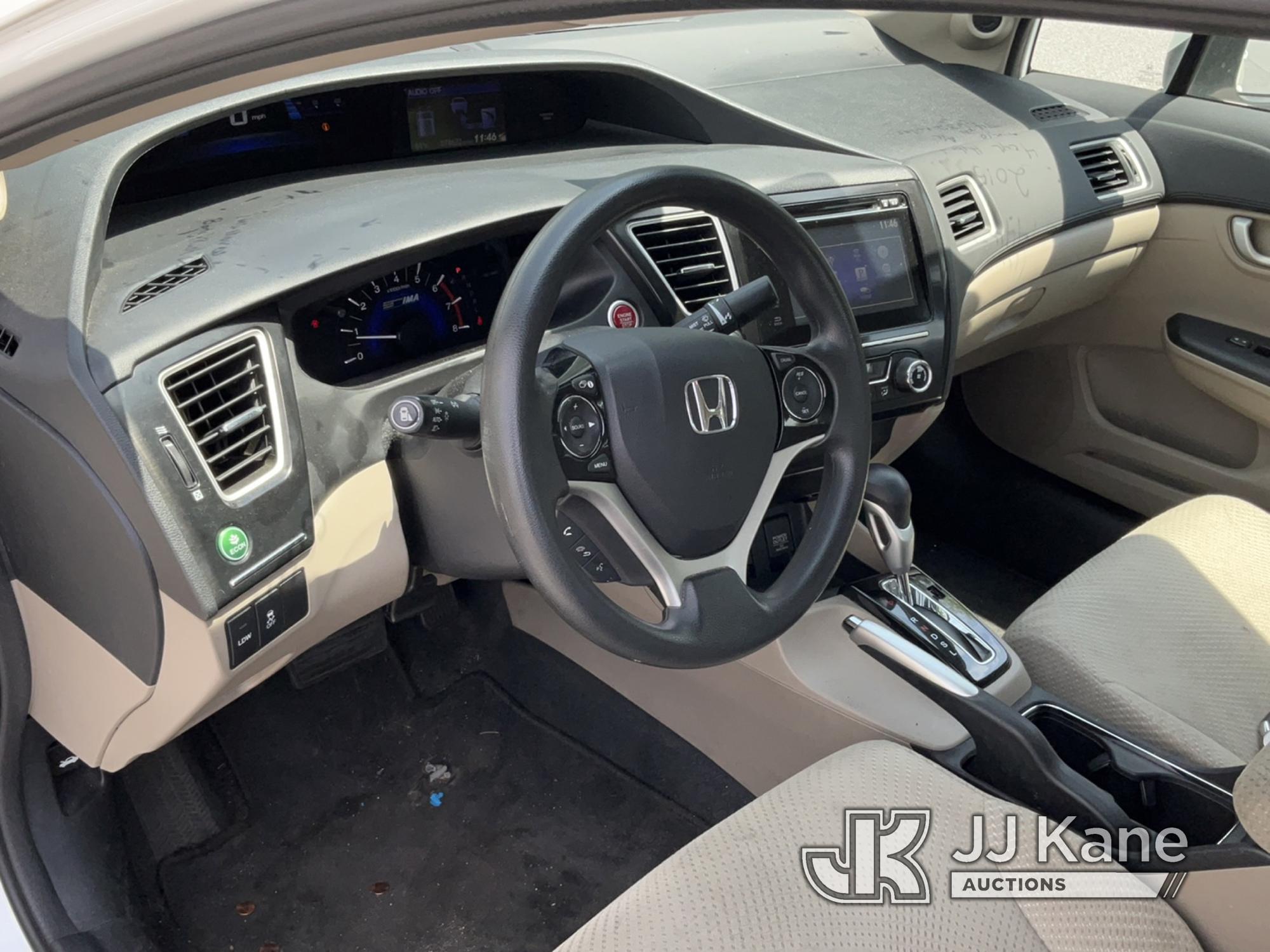 (Chester Springs, PA) 2015 Honda Civic Hybrid 4-Door Sedan Runs & Moves, Engine Noise, Body & Rust D