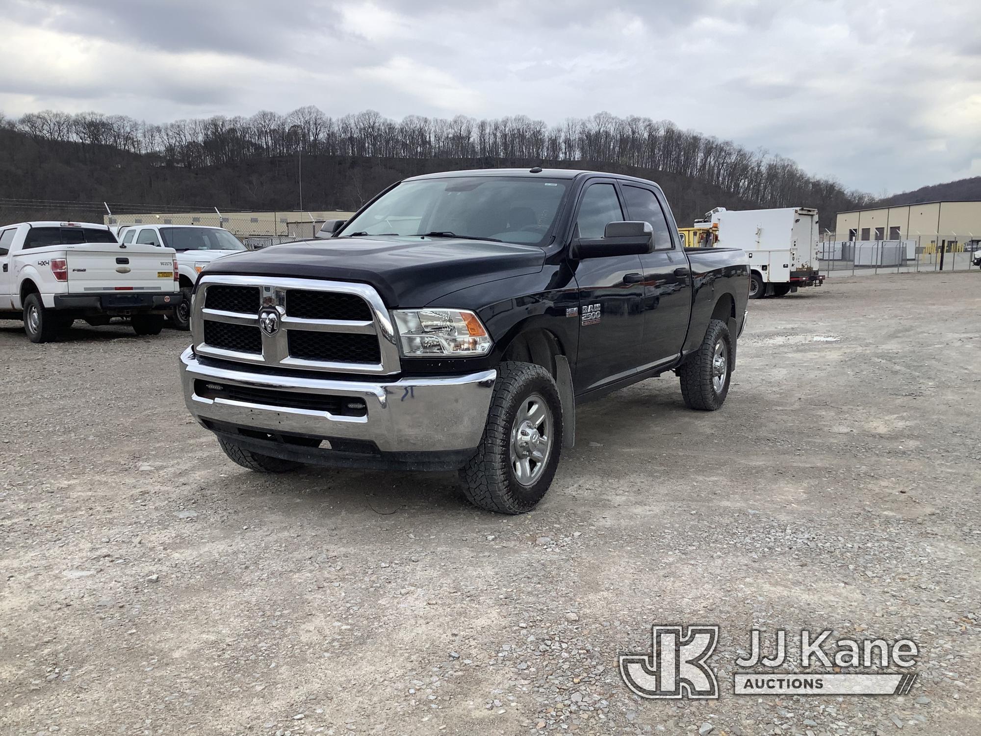 (Smock, PA) 2017 Dodge 2500 4x4 Crew-Cab Pickup Truck Runs & Moves, TPS Light On, Rust & Paint Damag