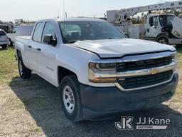 (Bellport, NY) 2016 Chevrolet Silverado 1500 4x4 Extended-Cab Pickup Truck Runs & Moves, Body & Rust