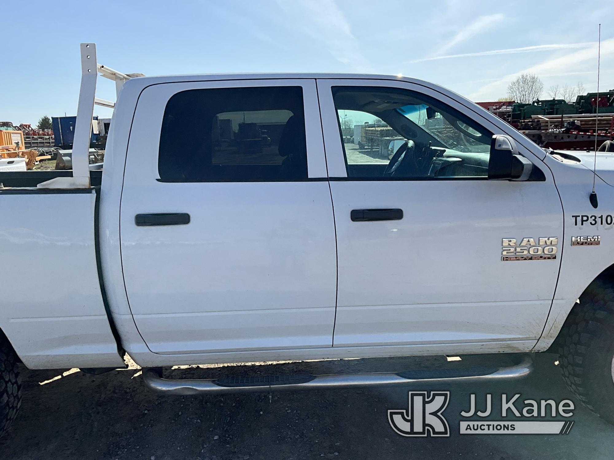 (Rosebush, MI) 2016 RAM 2500 4x4 Pickup Truck Runs & Moves) (Will Not Run Long, Red tag Water Pump O