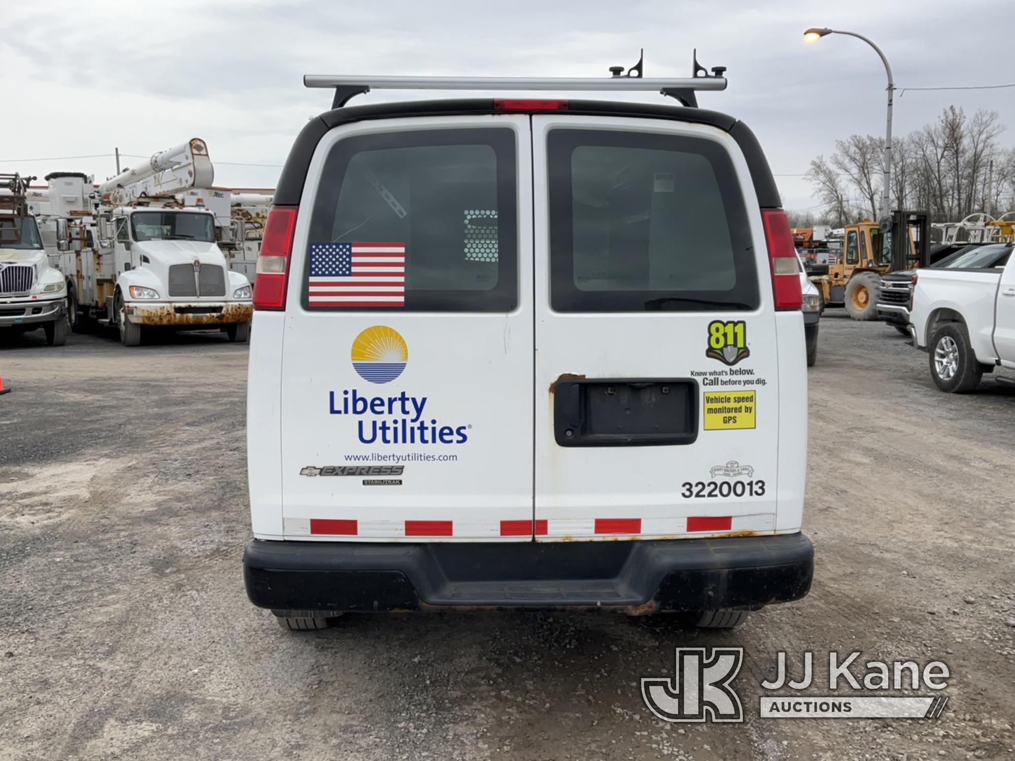 (Rome, NY) 2012 Chevrolet Express G2500 Cargo Van Runs & Moves, Body & Rust Damage, ABS Light On, St