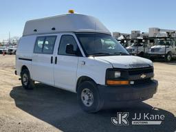 (Charlotte, MI) 2008 Chevrolet Express G3500 High-Top Cargo Van Runs, Moves, Rust, Body Damage, Engi