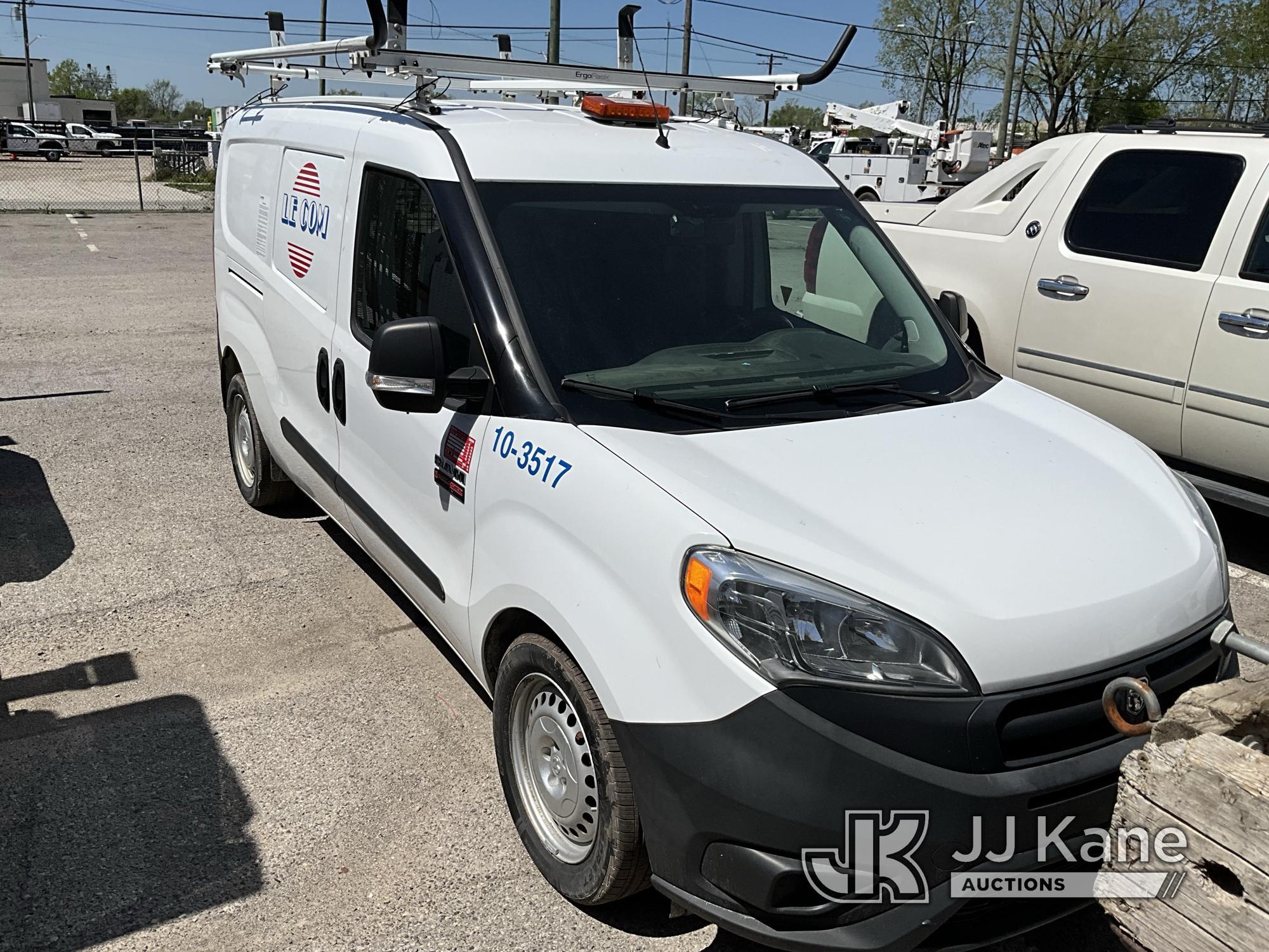 (Detroit, MI) 2015 RAM ProMaster City Van Body/Service Truck Not Running, Condition Unknown)  (Will