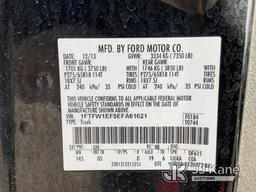 (Charlotte, MI) 2014 Ford F150 4x4 Crew-Cab Pickup Truck Runs, Moves, Rust, Body Damage, Engine Ligh