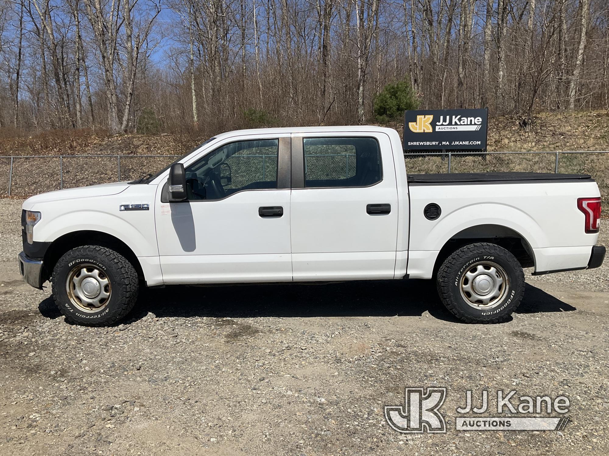 (Shrewsbury, MA) 2016 Ford F150 4x4 Crew-Cab Pickup Truck Runs & Moves With Transmission Issues) (Lu