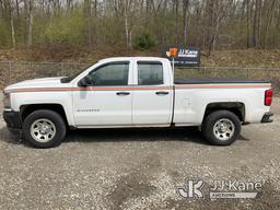 (Shrewsbury, MA) 2016 Chevrolet Silverado 1500 4x4 Extended-Cab Pickup Truck Runs & Moves) (Check En