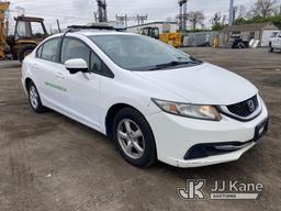 (Plymouth Meeting, PA) 2015 Honda Civic 4-Door Sedan CNG Only) (Runs & Moves, Body & Rust Damage, Da