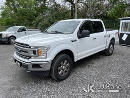 (Plymouth Meeting, PA) 2018 Ford F150 4x4 Crew-Cab Pickup Truck Bad Engine,Runs & Moves, Abs Light O