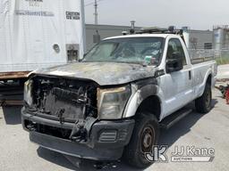 (Chester Springs, PA) 2016 Ford F250 4x4 Pickup Truck Fire Damaged, Not Running, Condition Unknown,