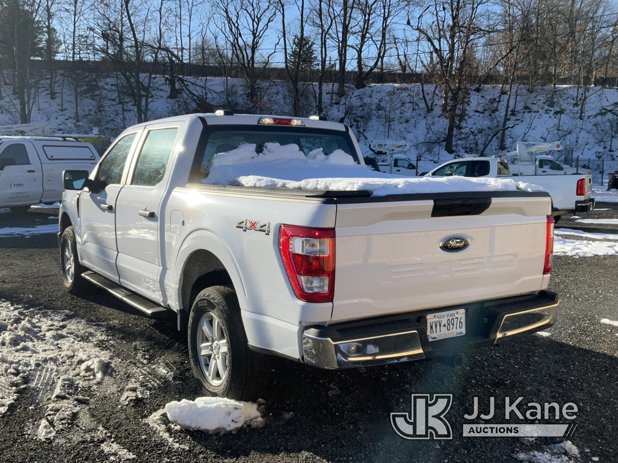 (Kings Park, NY) 2021 Ford F150 4x4 Crew-Cab Pickup Truck Runs & Moves) (Inspection and Removal BY A