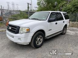 (Plymouth Meeting, PA) 2008 Ford Expedition XLT 4x4 4-Door Sport Utility Vehicle Runs & Moves, Body