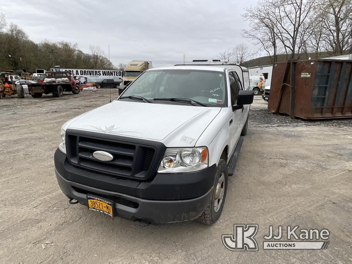 (Catskill, NY) 2008 Ford F150 4x4 Extended-Cab Pickup Truck Runs & Moves) (Brake Light On Dash, Rust