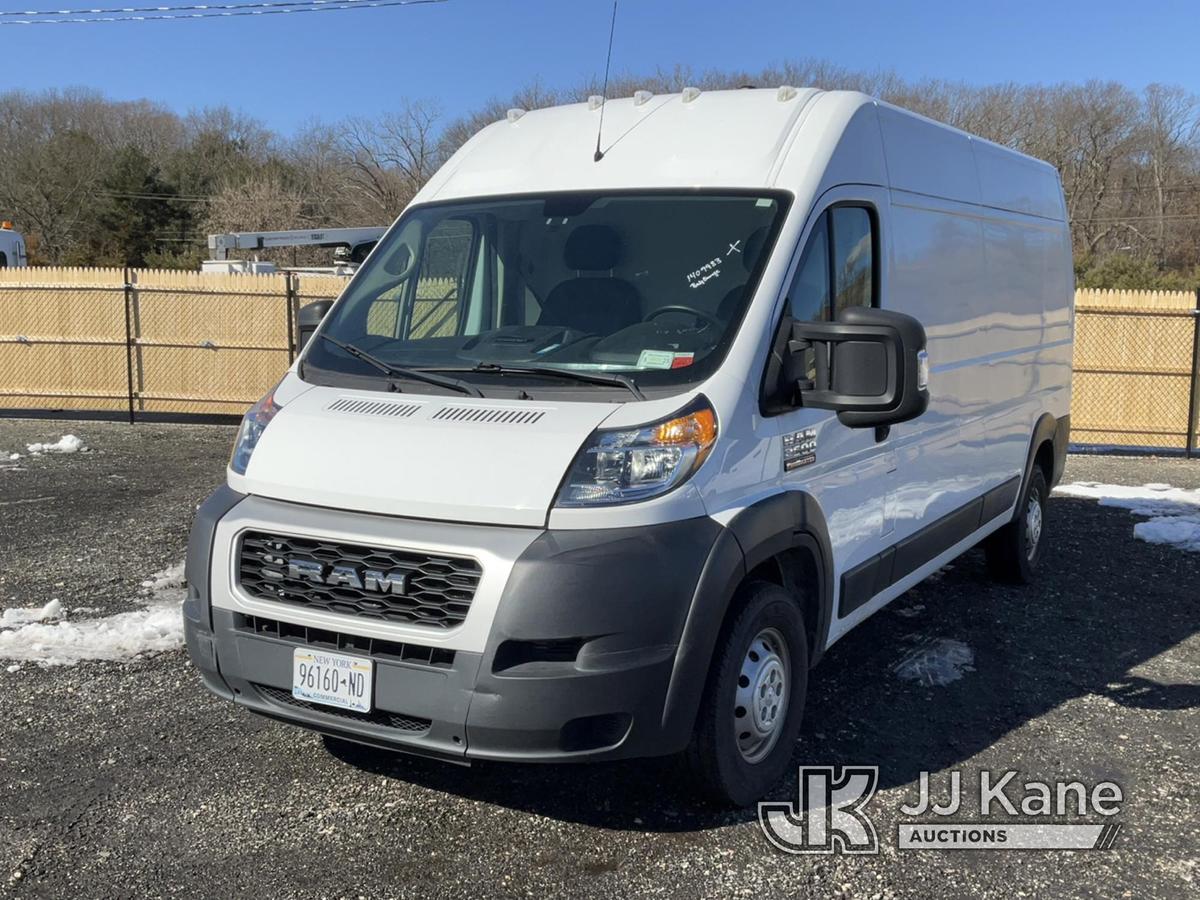 (Kings Park, NY) 2020 RAM Promaster 2500 High-Top Cargo Van Runs & Moves, Minor Body Damage) (Inspec