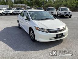 (Chester Springs, PA) 2012 Honda Civic 4-Door Sedan CNG Only) (Runs & Moves, Body & Rust Damage, Mus