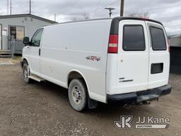 (Charlotte, MI) 2010 Chevrolet Express G2500 Cargo Van Runs, Moves, Jump to Start, Rust