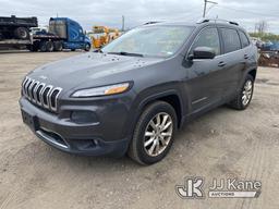 (Plymouth Meeting, PA) 2015 Jeep Cherokee 4x4 4-Door Sport Utility Vehicle Runs & Moves, Trans Issue