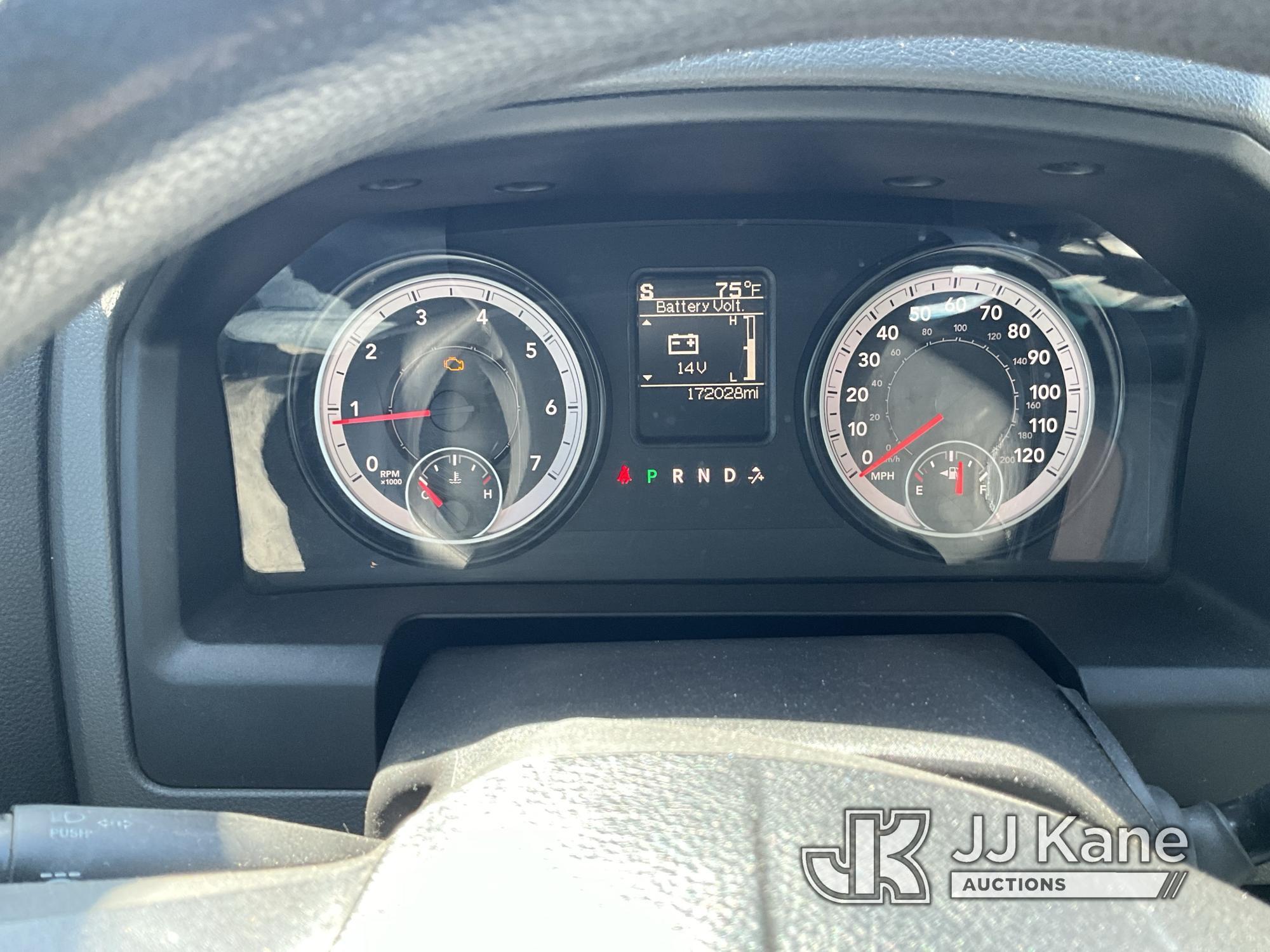 (Rosebush, MI) 2015 Dodge 2500 4x4 Pickup Truck Runs & Moves) (Check Engine Light On) (Engine Issues