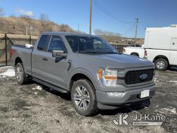 (Kings Park, NY) 2021 Ford F150 STX 4x4 Extended-Cab Pickup Truck Runs & Moves, Engine Light On) (In