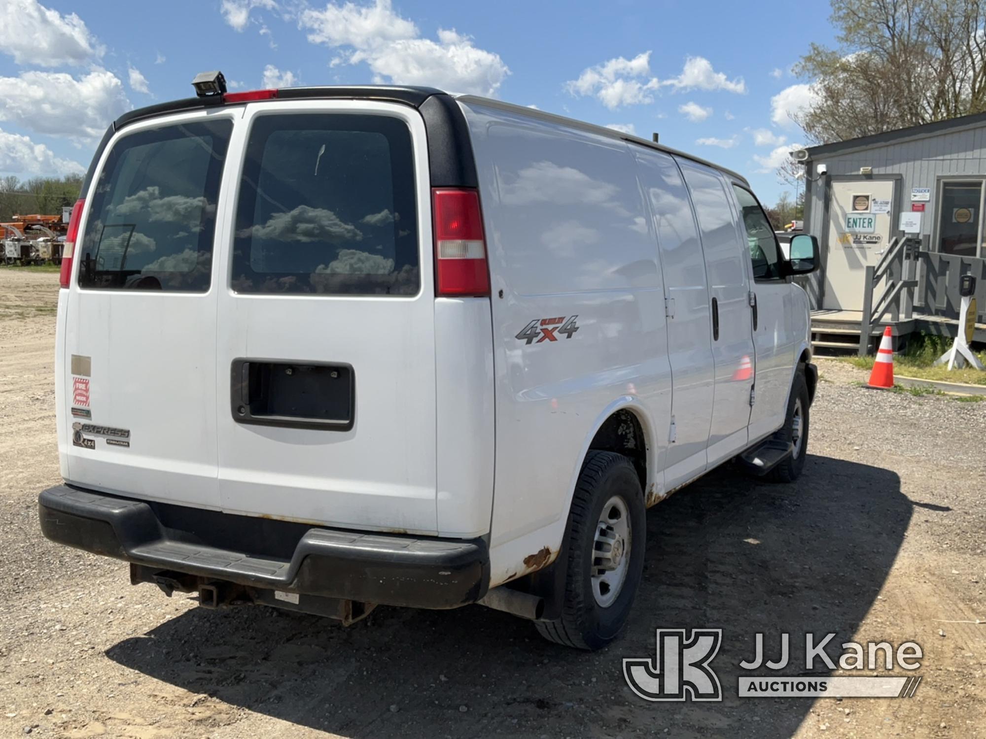 (Charlotte, MI) 2011 Chevrolet Express G2500 Cargo Van Runs, Moves, Rust, Body Damage, Belt Noise, s