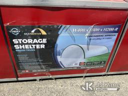 (Shrewsbury, MA) 2024 Golden Mount Dome Storage Shelter 40ft x 80ft x 20ft (New/Unused) NOTE: This u