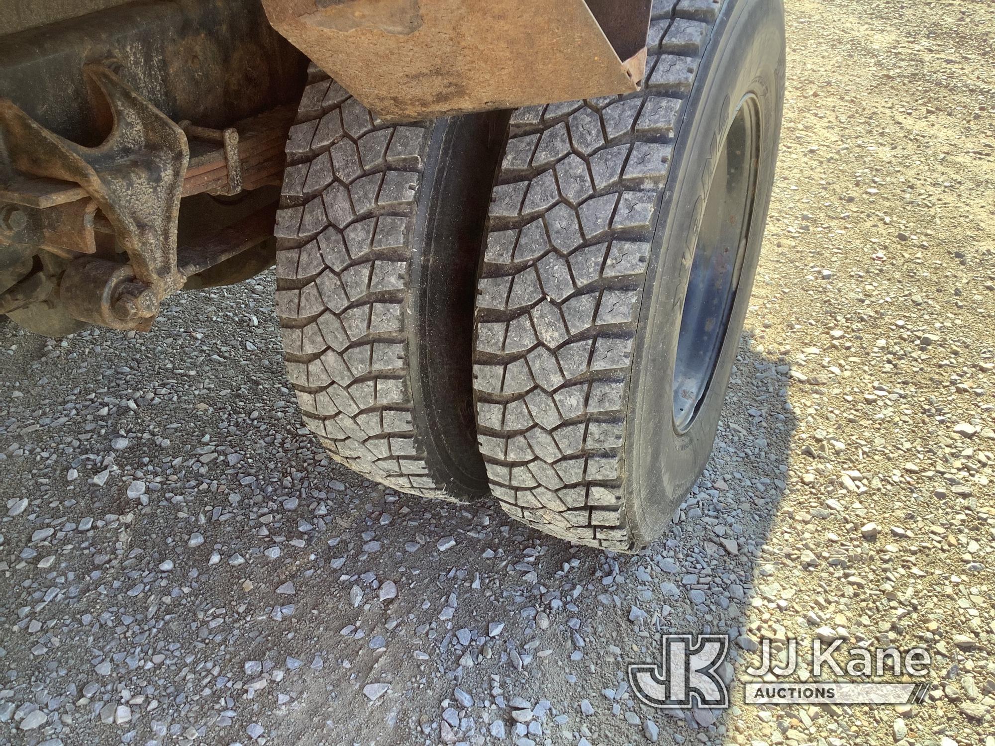 (Smock, PA) Altec LR756, Over-Center Bucket Truck mounted behind cab on 2013 Ford F750 Chipper Dump