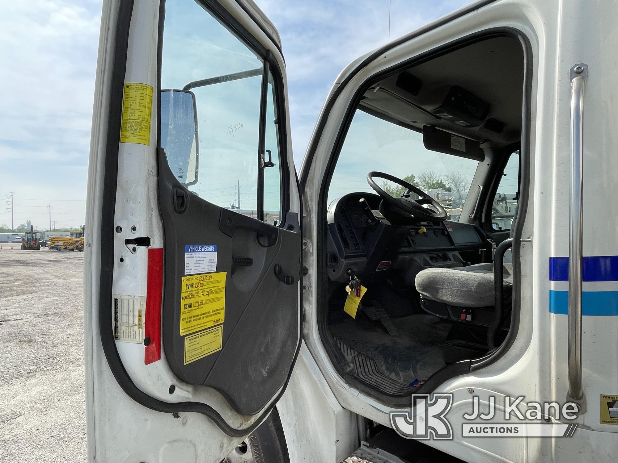 (Plymouth Meeting, PA) Altec AM55, Over-Center Material Handling Bucket Truck rear mounted on 2010 F