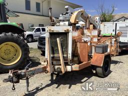 (Harmans, MD) 2000 Bandit 250 Chipper (12in Drum) Not Running, Condition Unknown, Turnsover, Rust &