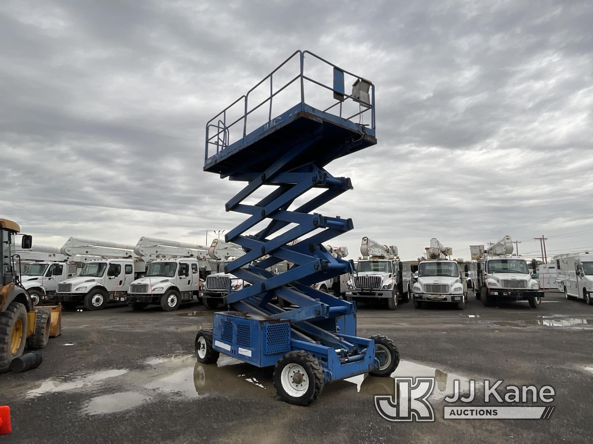 (Rome, NY) Upright LX50 50 ft Self-Propelled Scissor Lift, Platform height: 50ft, max distributed lo