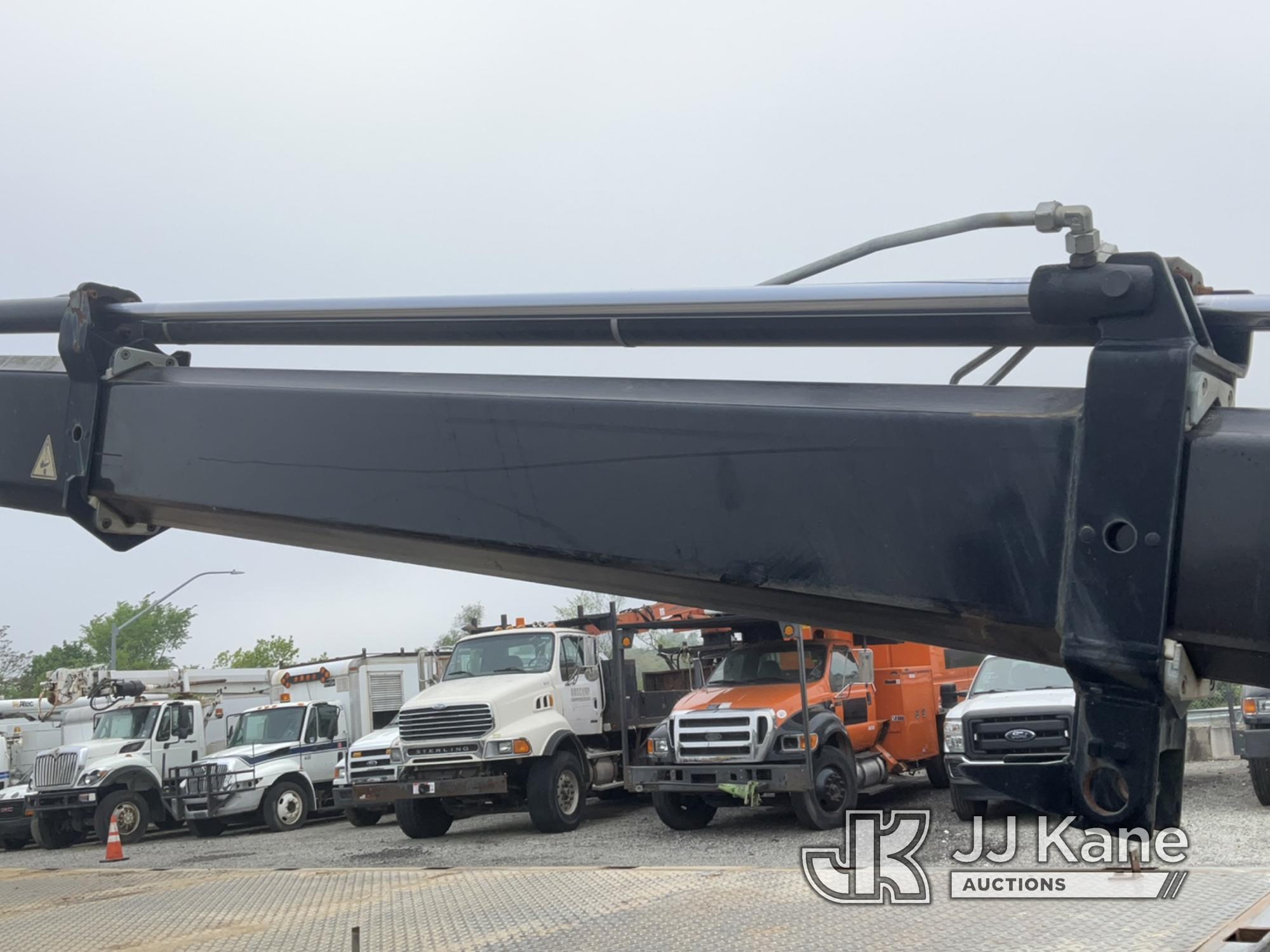 (Plymouth Meeting, PA) Hiab XS B-3 122, Knuckleboom Crane mounted behind cab on 2014 Freightliner M2