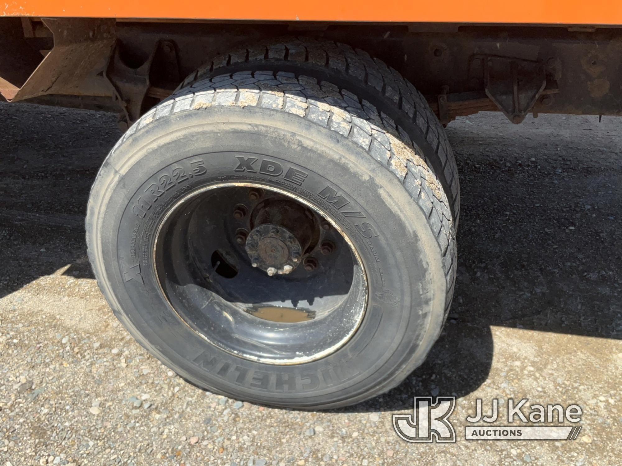 (Charlotte, MI) Altec LR756, Over-Center Bucket Truck mounted behind cab on 2013 Ford F750 Chipper D