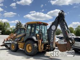 (Chester Springs, PA) 2008 John Deere 310SJ 4x4 Tractor Loader Backhoe No Title) (Runs & Moves, Hyd