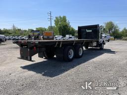 (Plymouth Meeting, PA) 2007 Volvo VHD T/A Flatbed Truck Runs & Moves, Body & Rust Damage