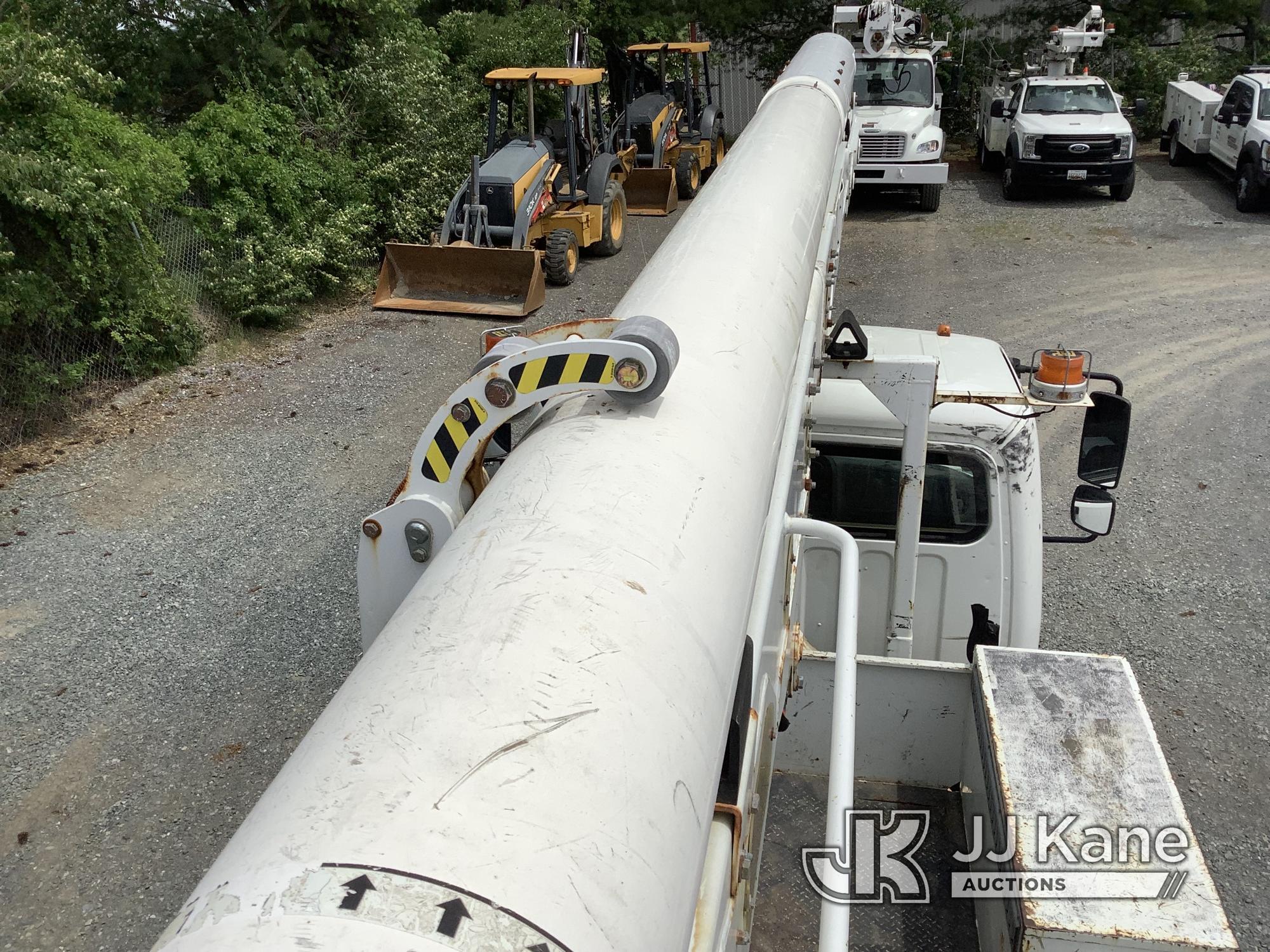 (Frederick, MD) Altec AN55E, Material Handling Bucket rear mounted on 2015 FREIGHTLINER M2-106 Servi