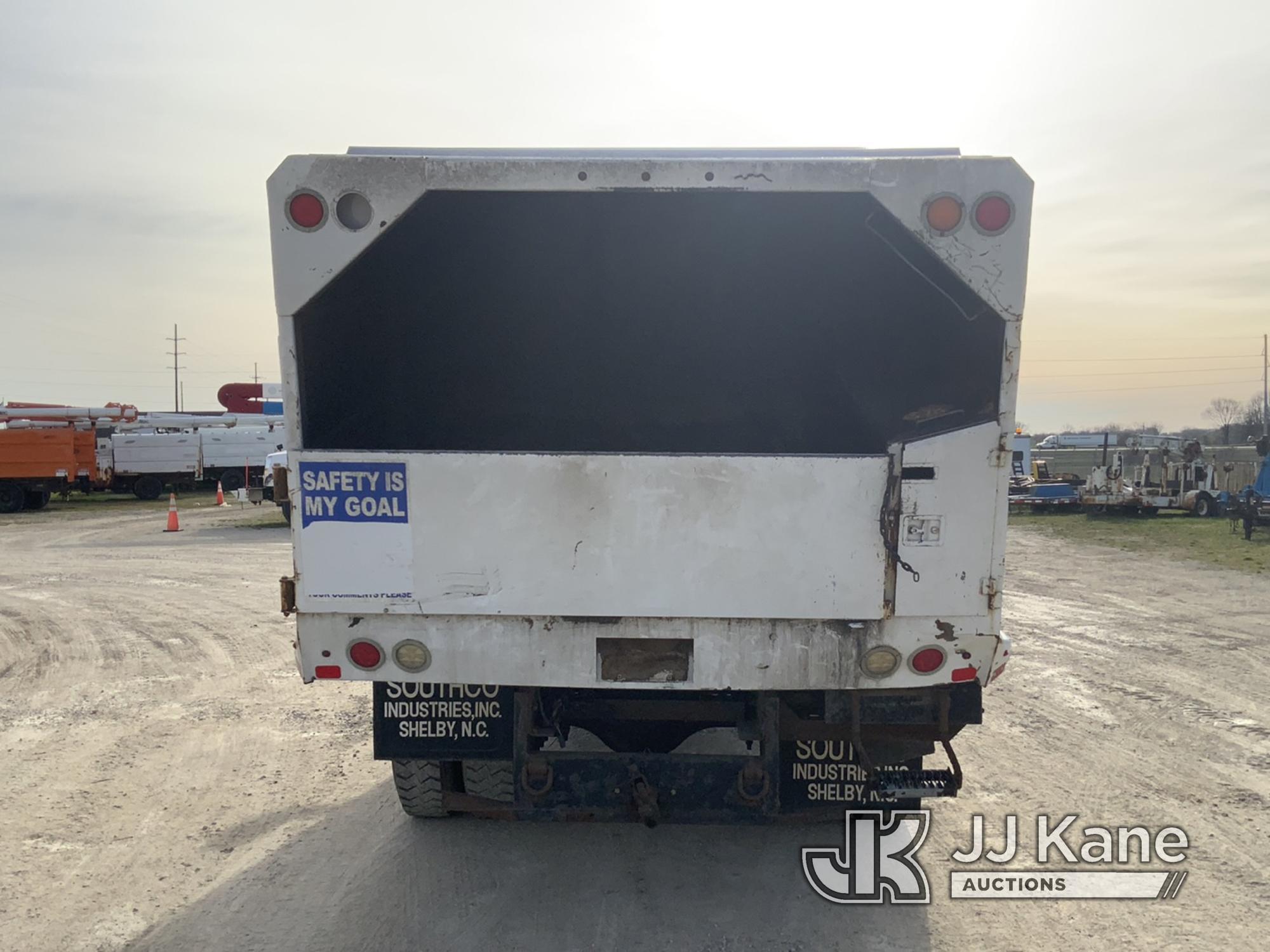 (Charlotte, MI) 2013 Ford F750 Chipper Dump Truck Runs, Moves, Dump Operates, Check Engine Light, Se