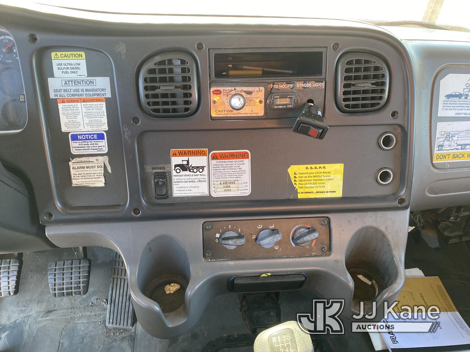 (Plymouth Meeting, PA) Altec LRV56, Over-Center Bucket Truck mounted behind cab on 2011 Freightliner