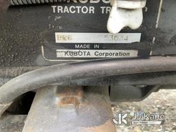 (Bellport, NY) 2012 Kubota B26 Utility Tractor Not Running, Condition Unknown, Missing Parts) (Note: