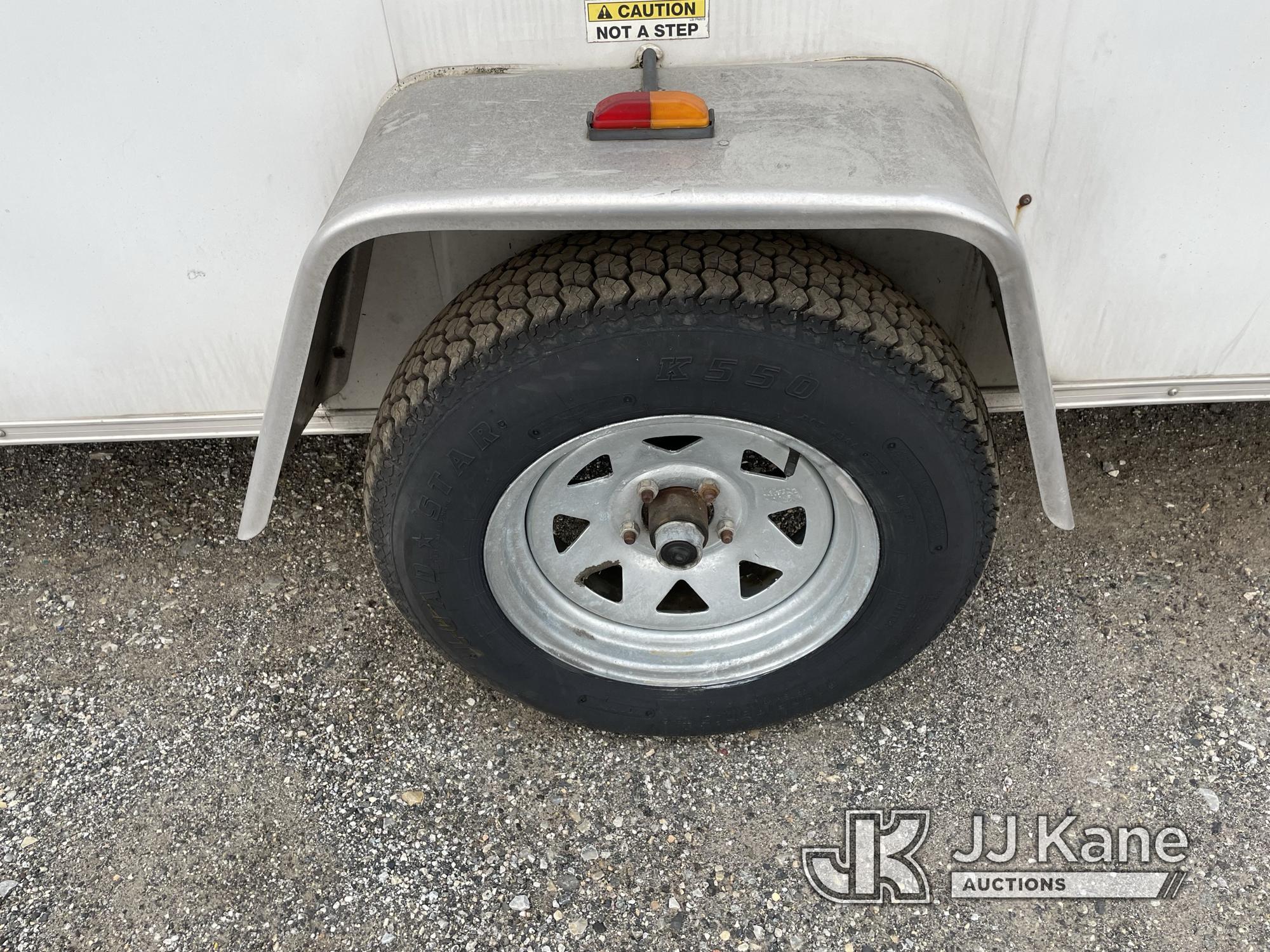 (Plymouth Meeting, PA) 2011 Freedom Trailers, LLC 6x12SA V-Nose Enclosed Cargo Trailer Body Damage