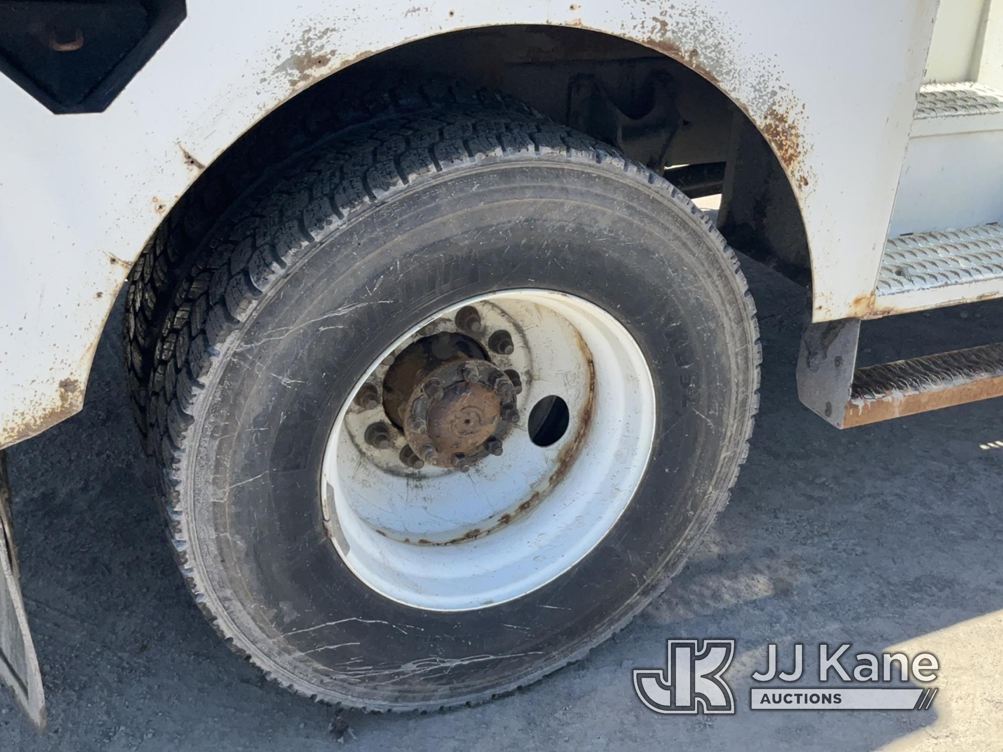 (Rome, NY) Altec AA55, Material Handling Bucket Truck rear mounted on 2019 International 4300 Utilit