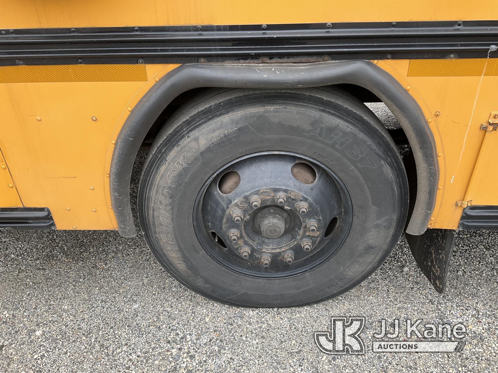 (Plymouth Meeting, PA) 2010 Blue Bird All American School Bus Runs & Moves, Body & Rust Damage