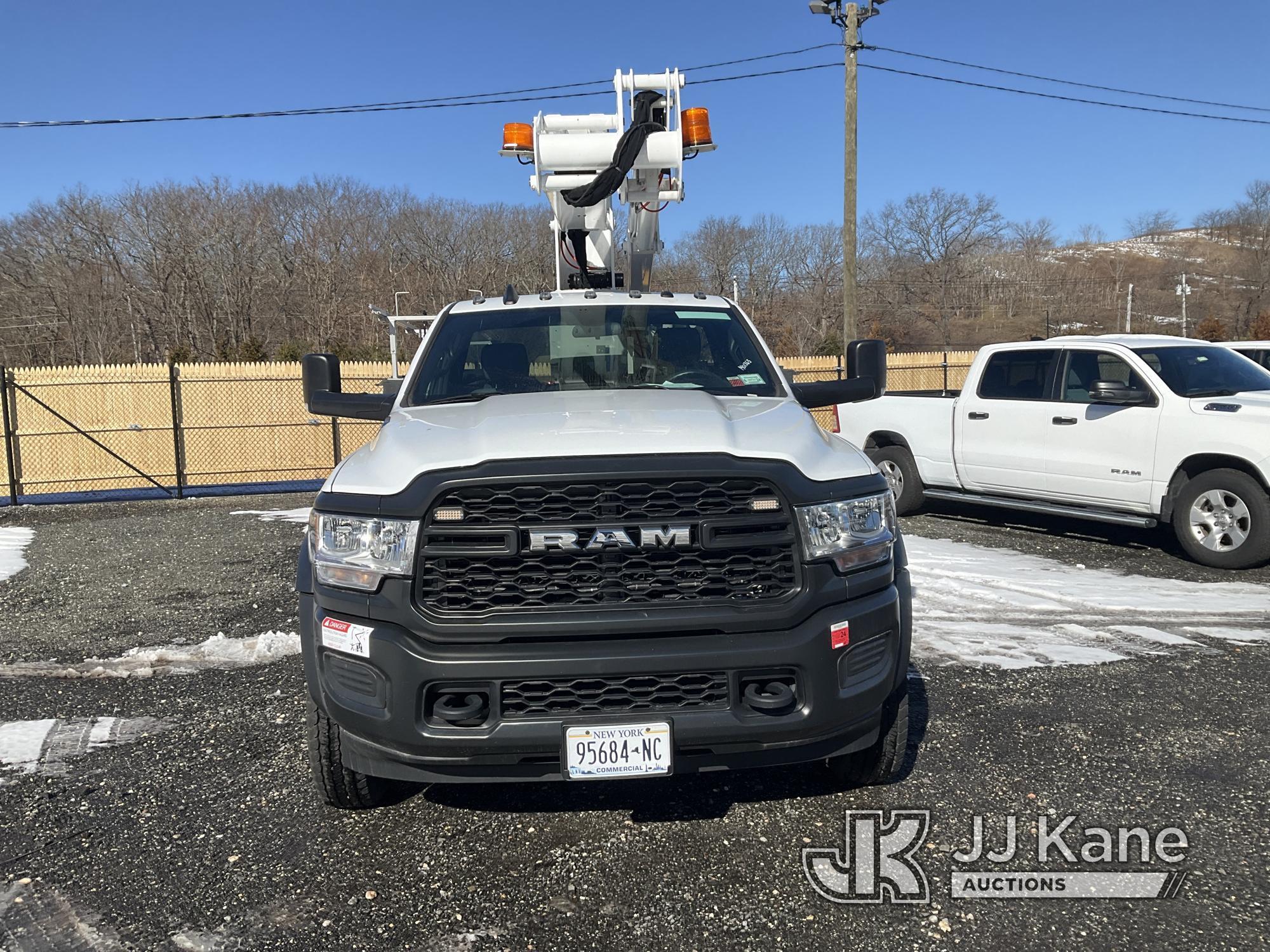 (Kings Park, NY) ETI ETC35SNT, Articulating & Telescopic Non-Insulated Bucket Truck mounted behind c