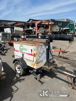 (Central Islip, NY) 2005 Magnum MLT3060 Portable Light Tower, trailer mtd No Title)(Per Seller: Ligh